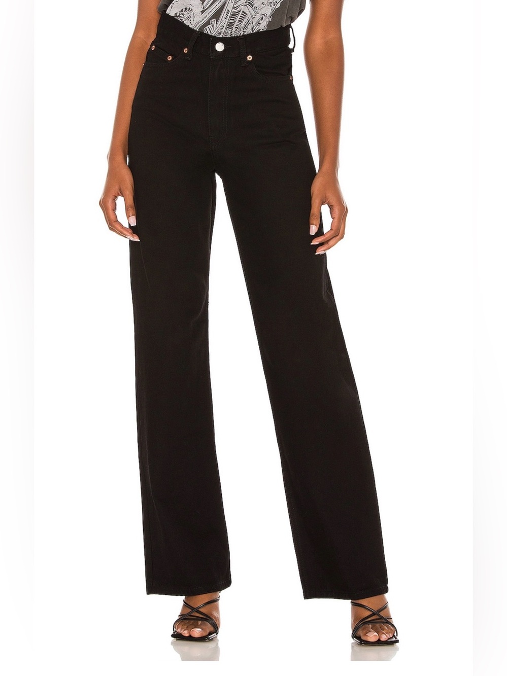 Dr Denim Echo Classic High-Rise Black Women's Jeans